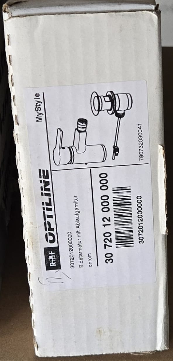 Optiline Bidetarmatur 307201200000 Chrom