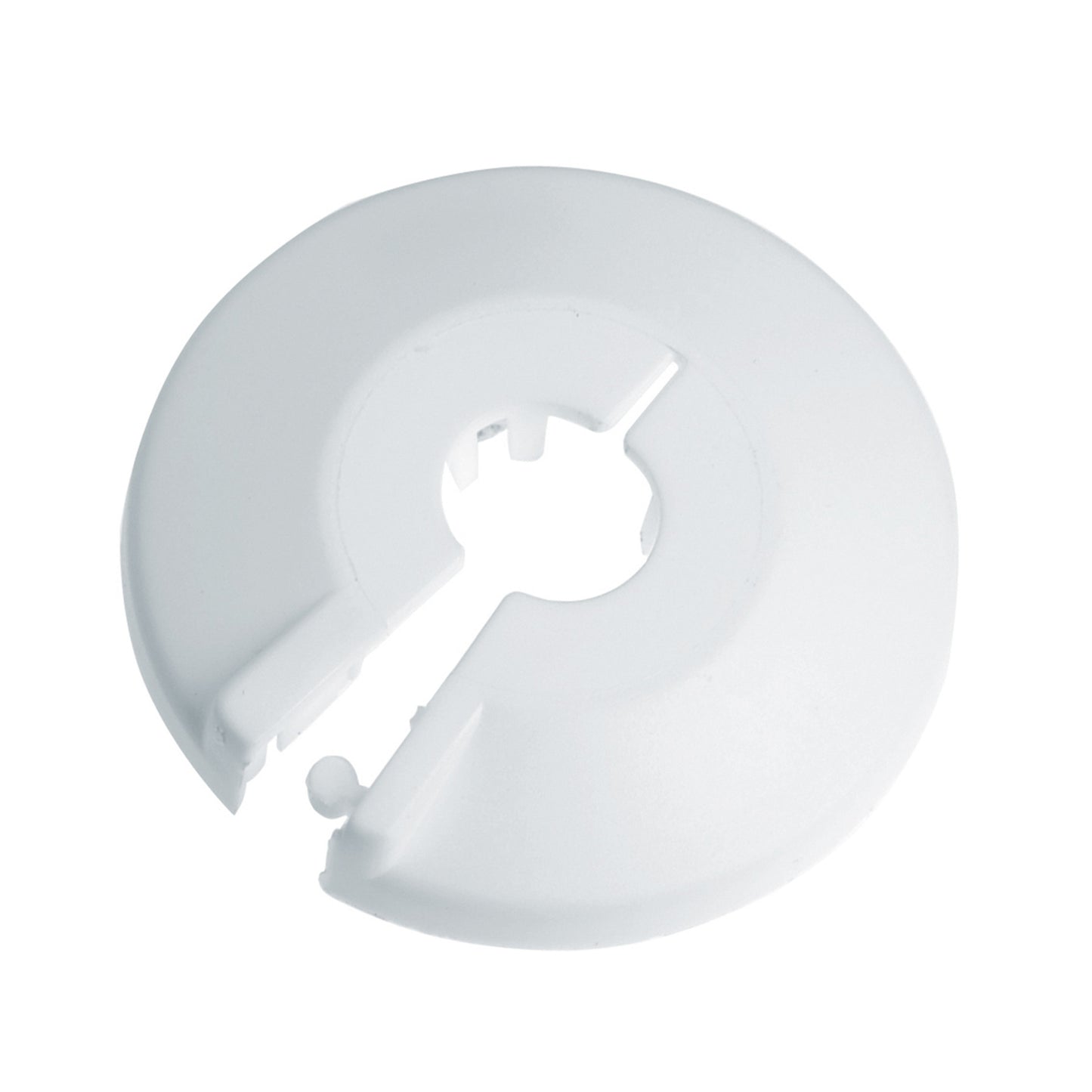 Kunststoff-Rosette Ø 16 mm - Weiß