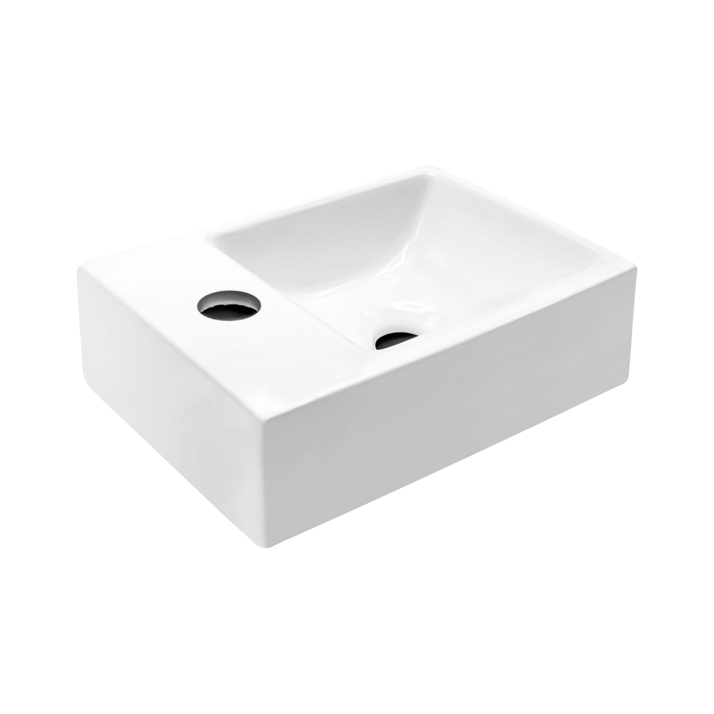 Design washbasin small guest toilet hand wash basin tap hole washbasin