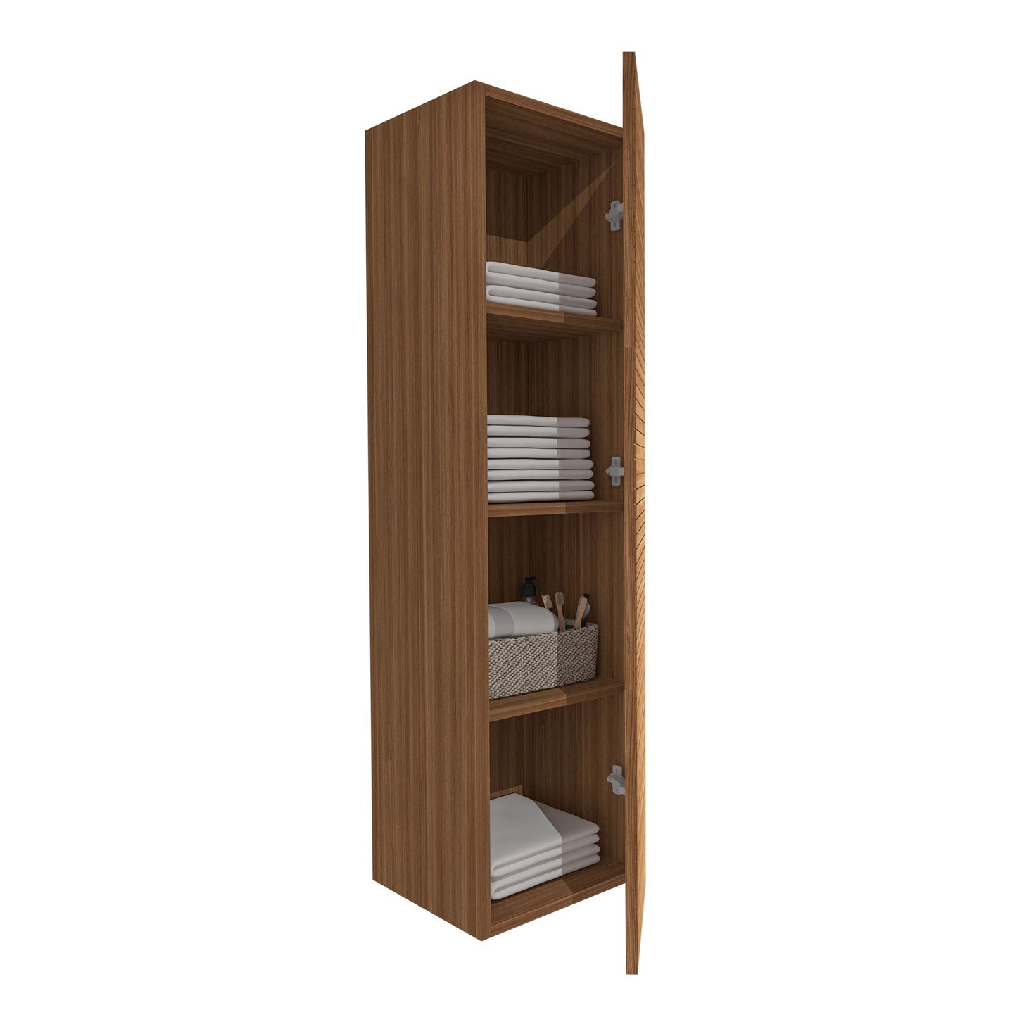 Elite Hochschrank mit horizontalem Relief