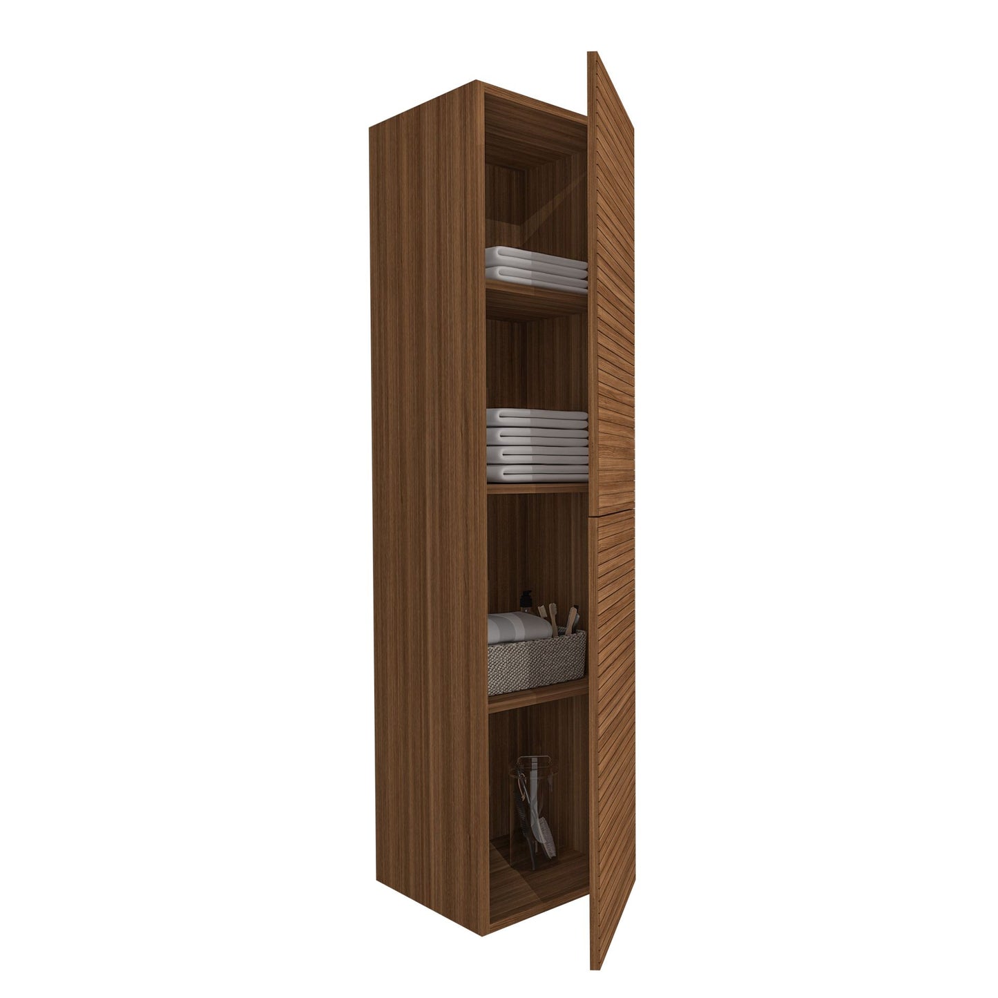 Elite Hochschrank mit horizontalem Relief