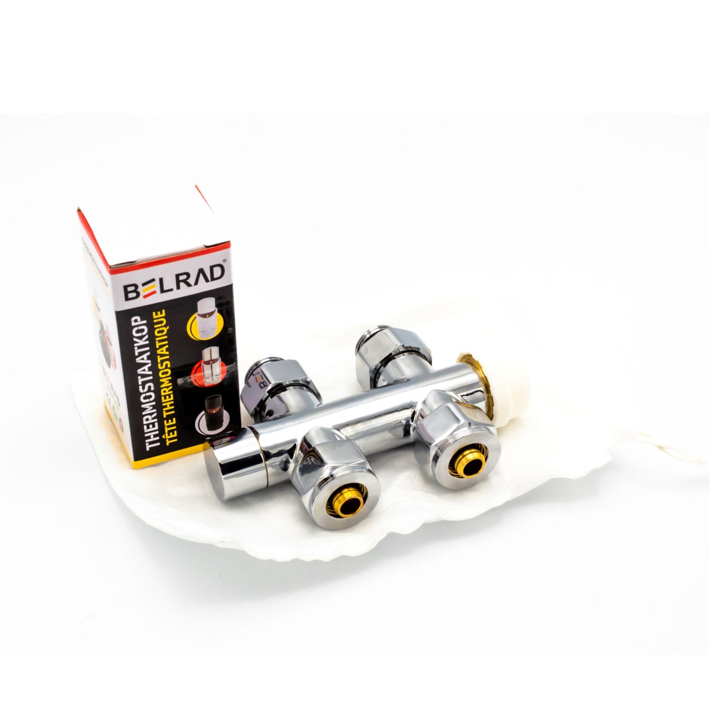 Thermostatische Mittelanschluss-Garnitur – gerade Ausführung – M30 × 16/2