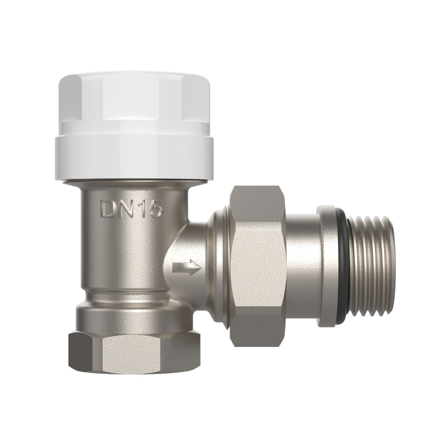 BELRAD Heizkörperventil - Thermostatisch - Eckform - M30 - 1/2" MF