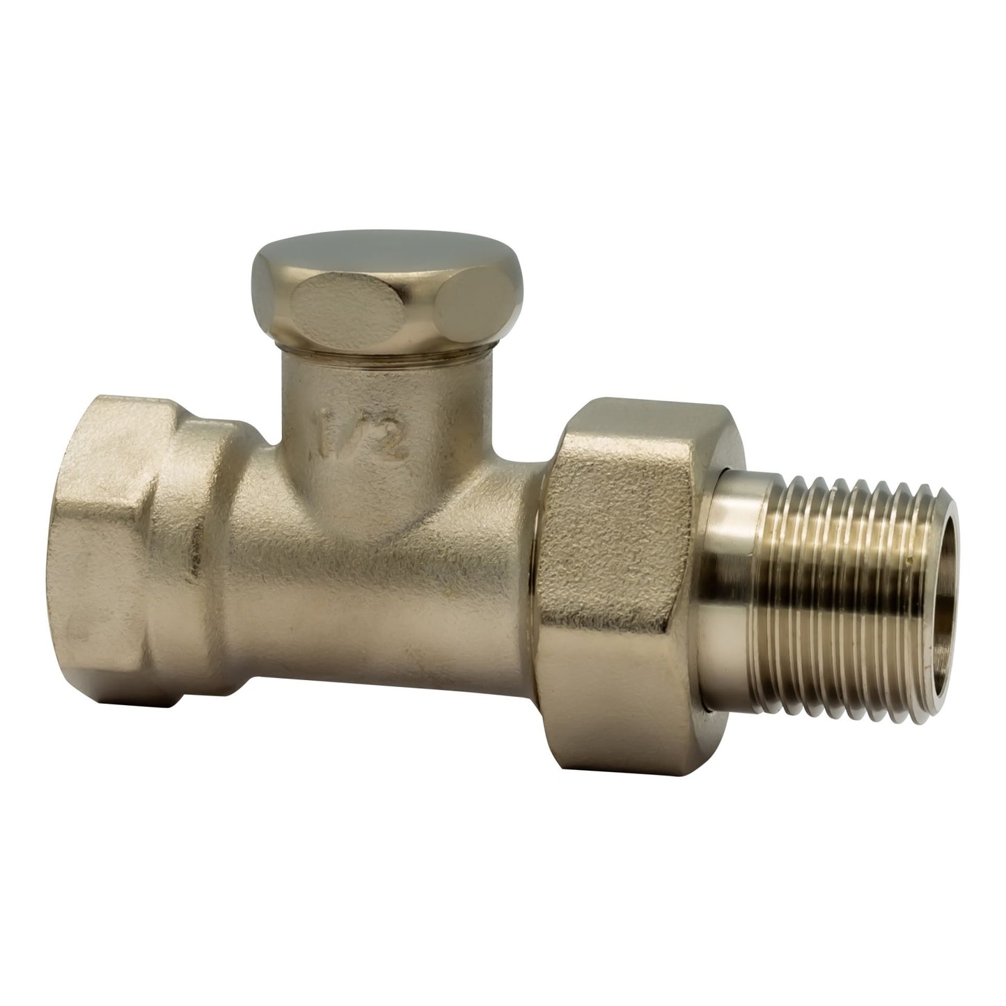 Belrad Heizkörperventil - Gerade Ausführung - 1/2" MF