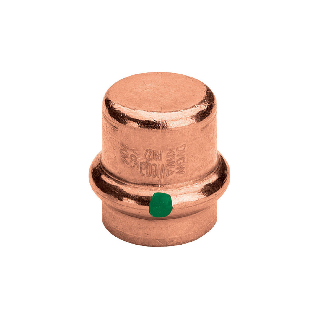 Viega Profipress Wasser Kupfer Pressfitting Blindkappe (DVGW)