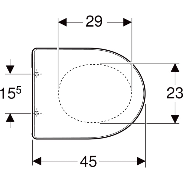 Geberit Renova WC-Sitz 573025000