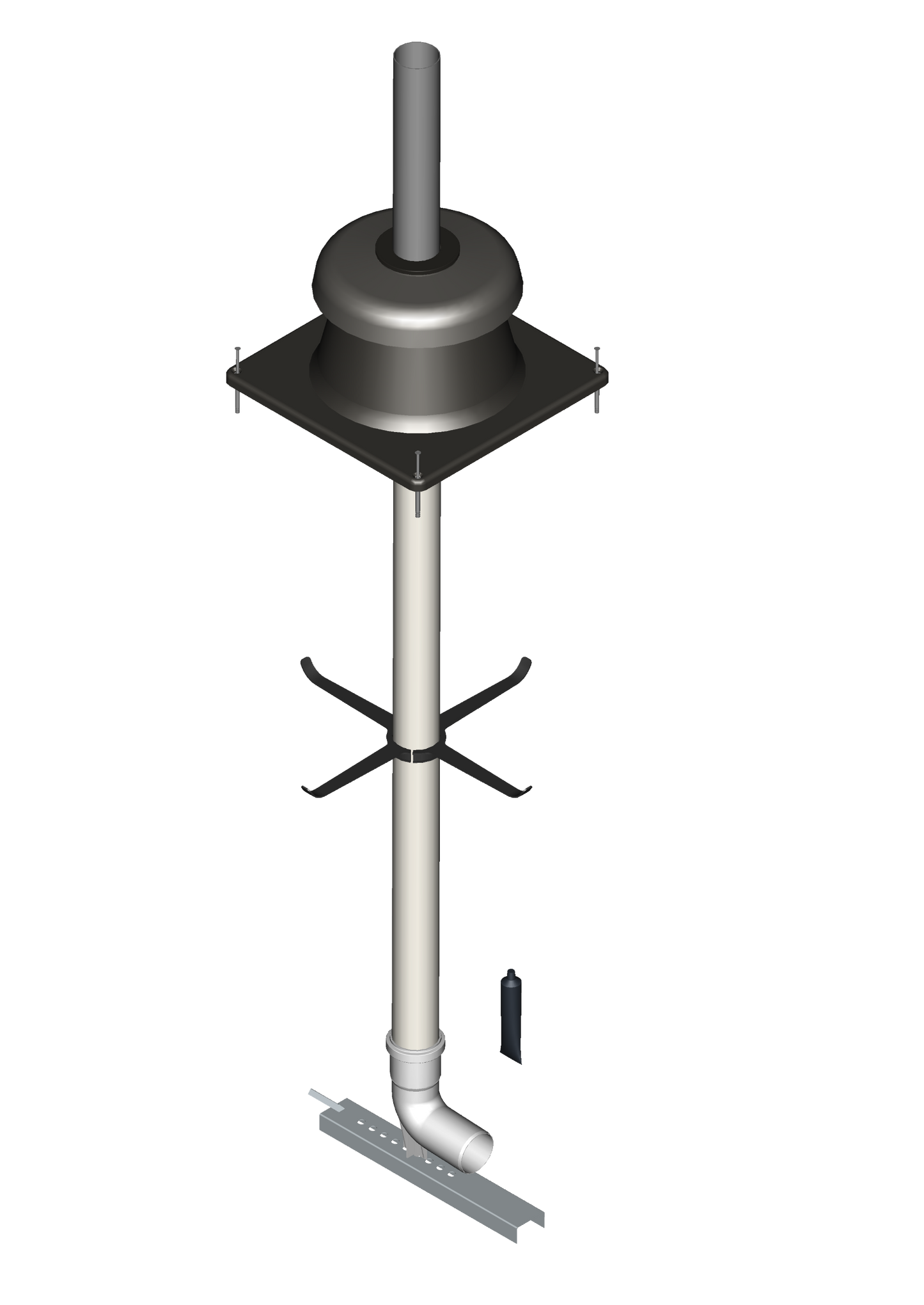 Viessmann Basispaket Schacht Ø 60 mm (PPs starr) - 7373211