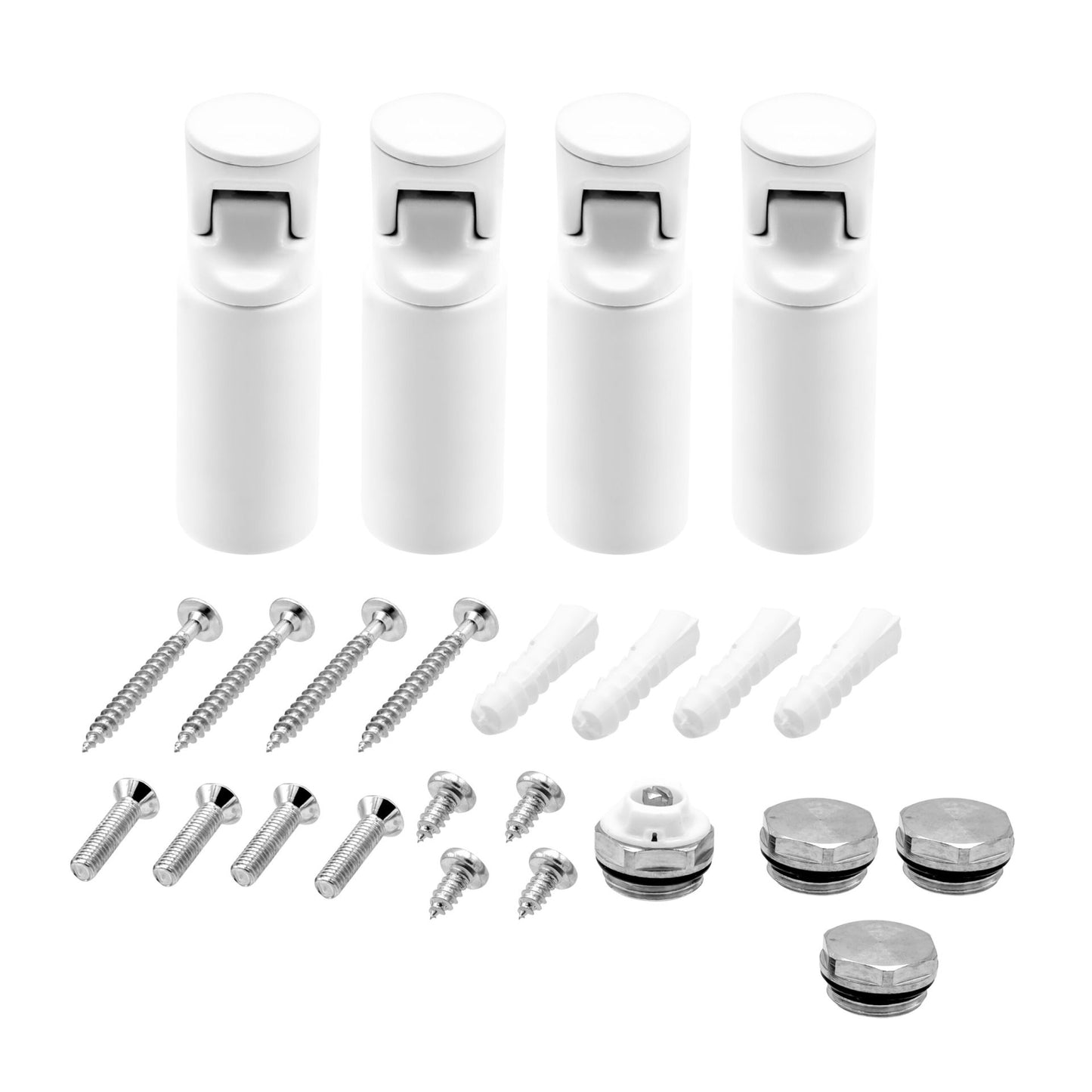 Fixationsset für Handtuchheizkörper (4 Stück)