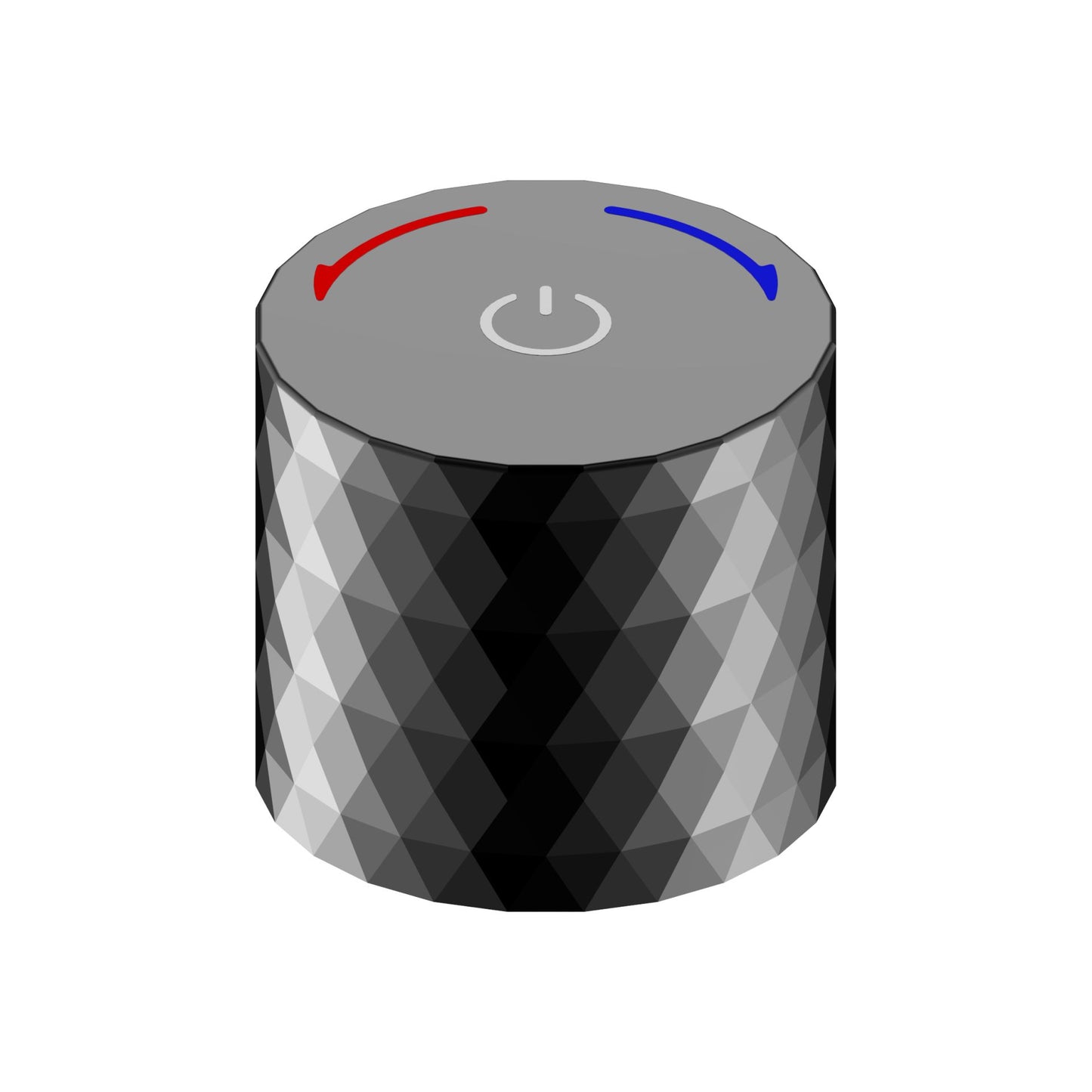 Oase AL Flow Druckknopf – Ersatz-/Wechselknopf für Unterputz-Armaturen | Glänzendes Schwarz