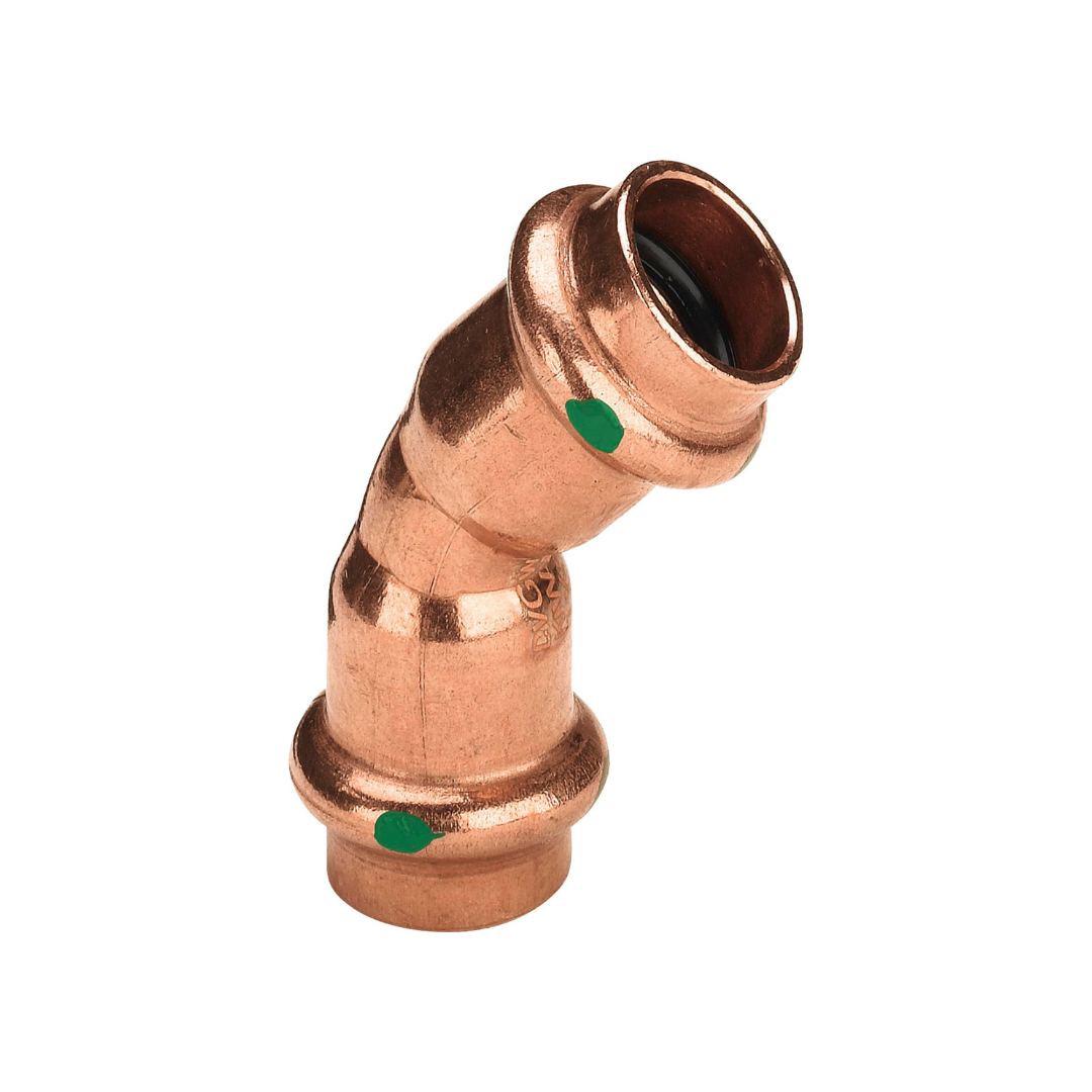 Viega Profipress water copper press fitting elbow 45° II (DVGW)