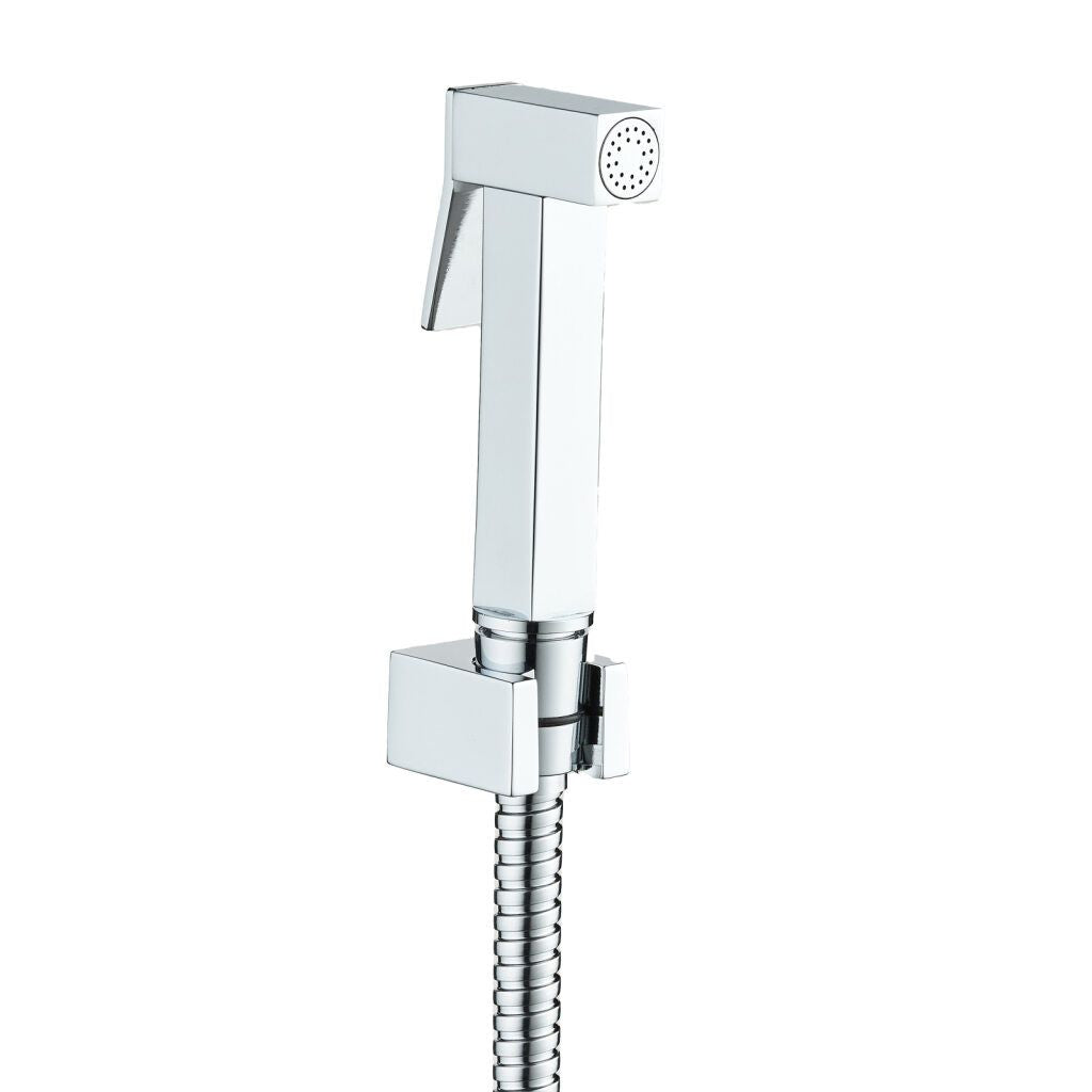 Oase AL Design WC-/Bidet-Handbrause Set – Eckig | Chrom