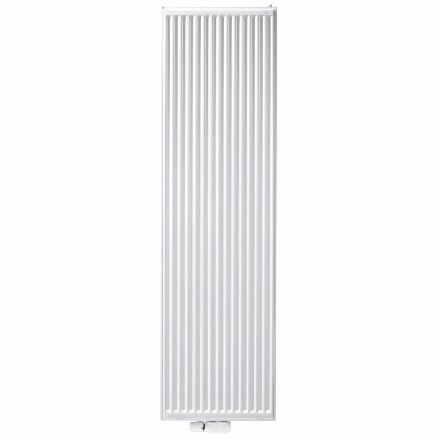 Vertical radiator BH=1800/2000 BL= 500/600 insert valve, picture plug & wall bracket center connection