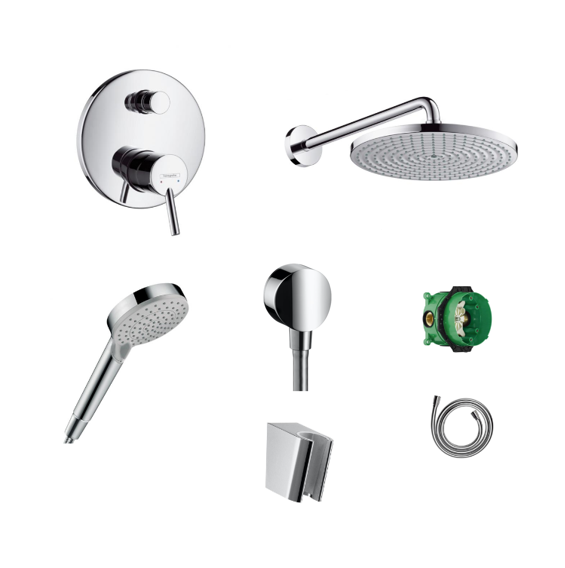 Hansgrohe Unterputz Dusch-Set Talis S mit Decken- oder Wandanschluss