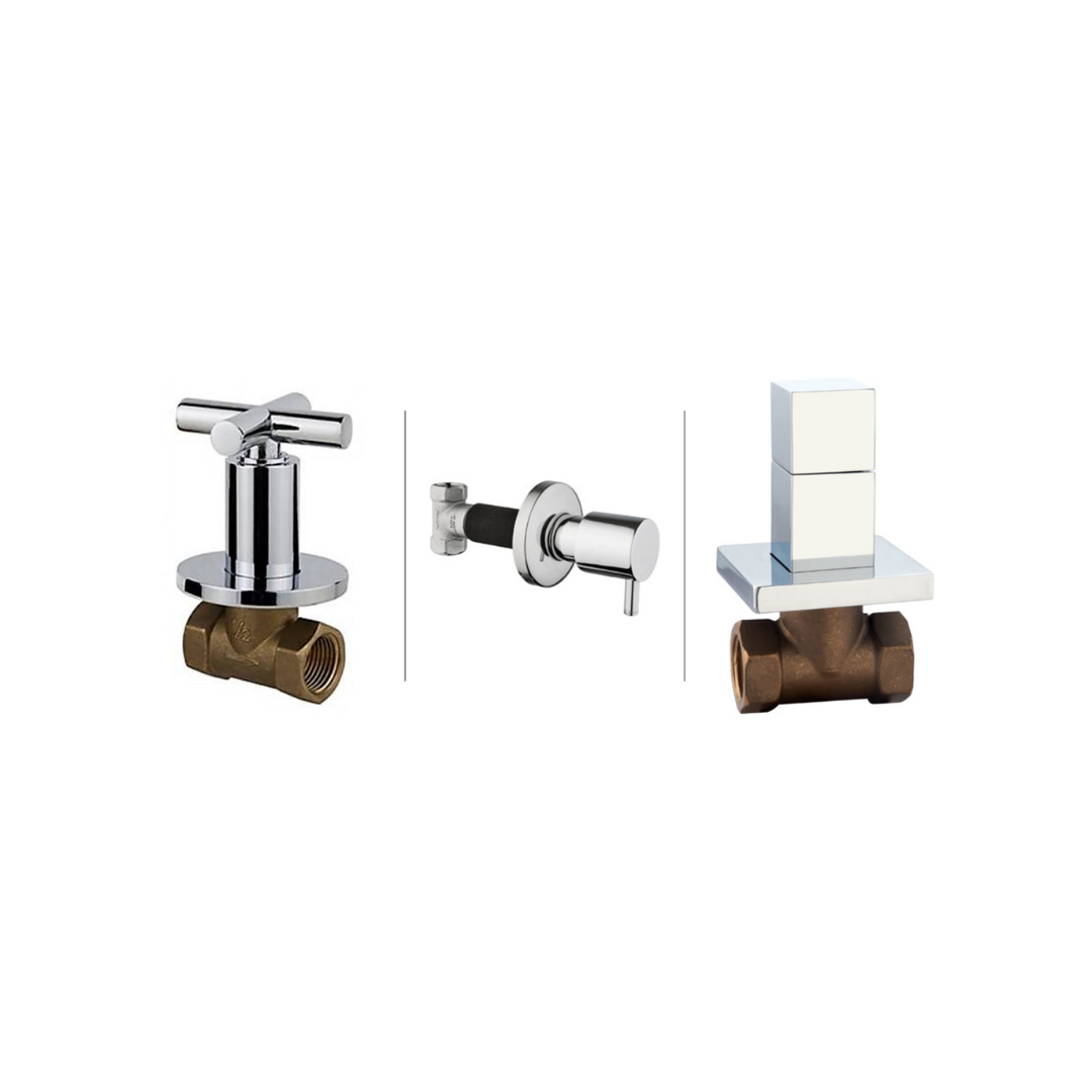Unterputzventil Komplett-Set für Tahret-Dusch-Bidet-WC verschiedene Formen