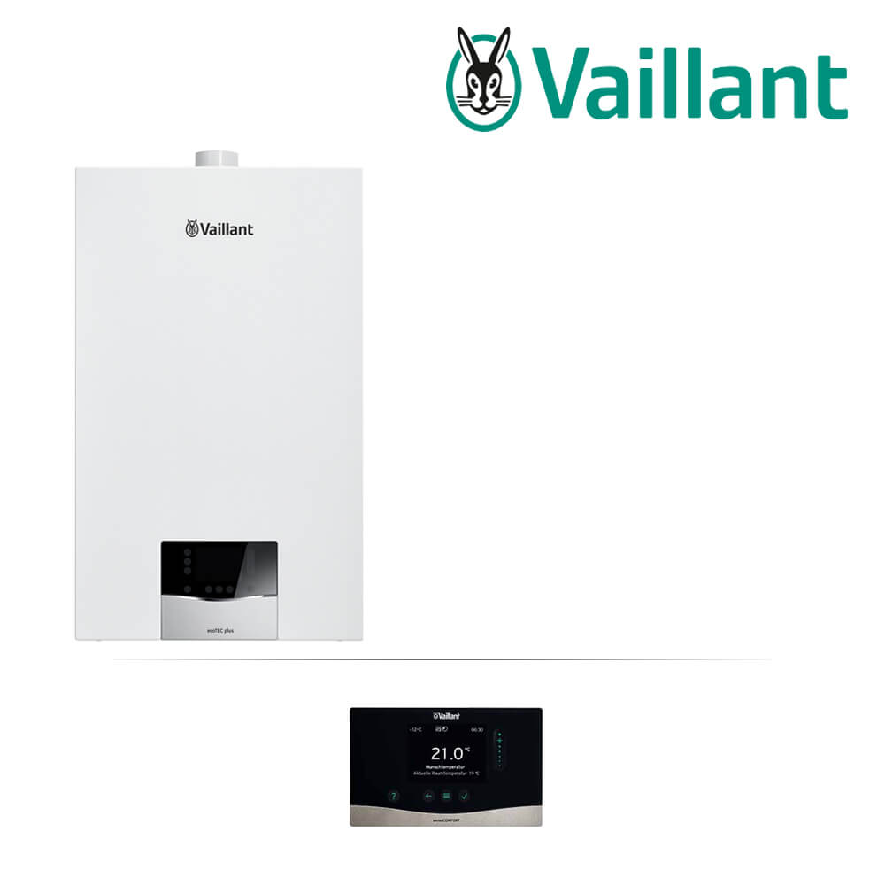 Vaillant ecoTEC plus VCW 25/32 CS/1-5 Paket– inklusive Gas-Kombi-Wandheizgerät