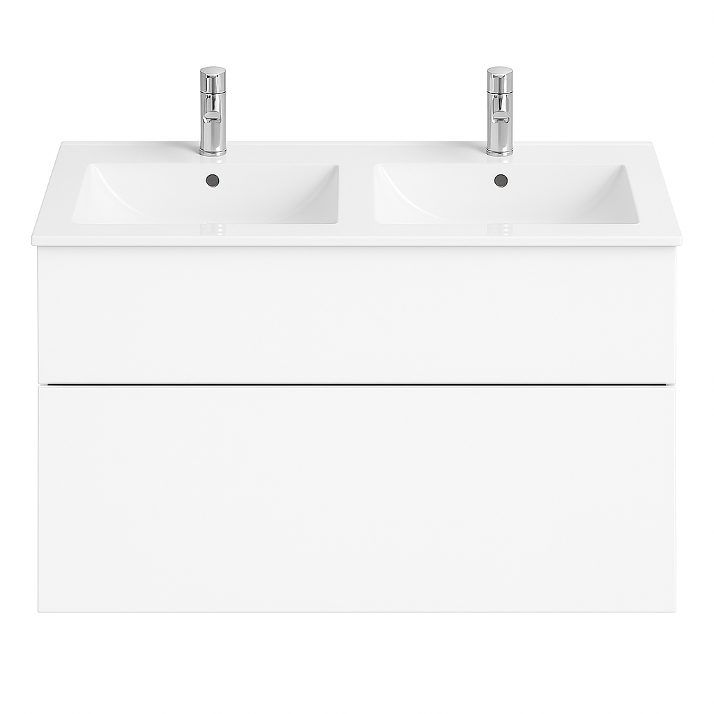 Oase Classic Set Unterschrank inkl. Waschtisch mit hochwertigen Metallschubladen von Hettich (BetaZ)