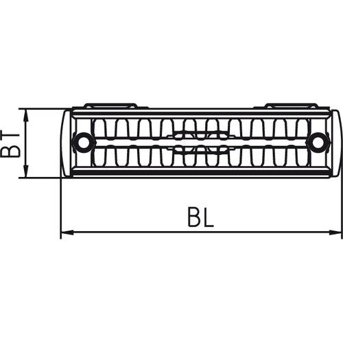 KermiX2 VerteoPlan Typ22BH1800x102x300mm QN1018, weiß, 10 bar, seitl. Abd.