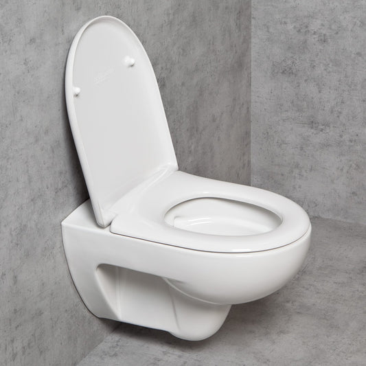 Geberit Renova Wand-WC mit WC-Sitz, weiß
