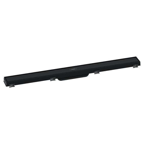 hansgrohe RainDrain Match Abdeckung für Duschrinne einseitig befliesbar, schwarz matt