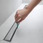 hansgrohe RainDrain Match Abdeckung für Duschrinne einseitig befliesbar, schwarz matt