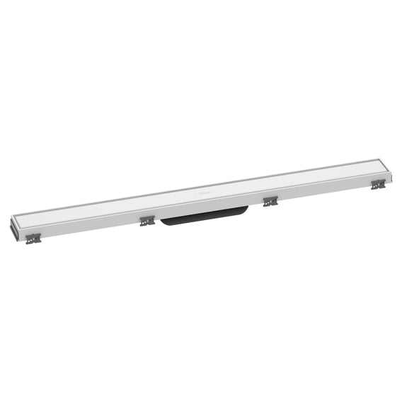 hansgrohe RainDrain Match Abdeckung für Duschrinne einseitig befliesbar, weiß matt