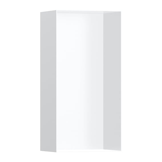 hansgrohe XtraStoris Minimalistic Wandnische mit offenem Rahmen weiß matt