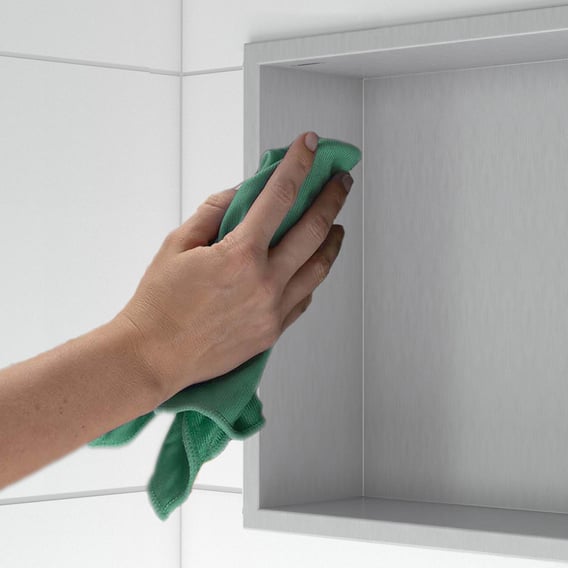 hansgrohe XtraStoris Original Wandnische mit integriertem Rahmen weiß matt