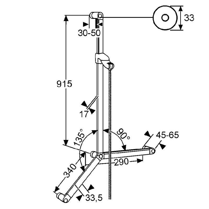 KLUDI 6150205-00 SIRENA CARE WandstangeA CARE Wandstange