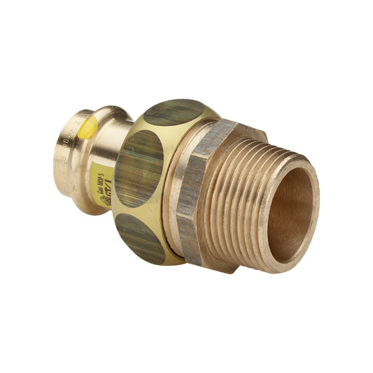 Viega Profipress gaz cuivre raccord à sertir raccord à vis de transition avec AG (28-1") (DVGW)