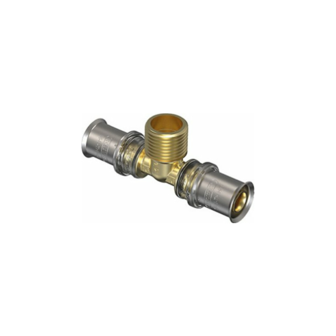 Wavin Pressfitting Tigris M5 T-Stück AG (DVGW)