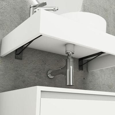 Palme Waschtisch Unterschrank mit hochwertigen Metallschubladen