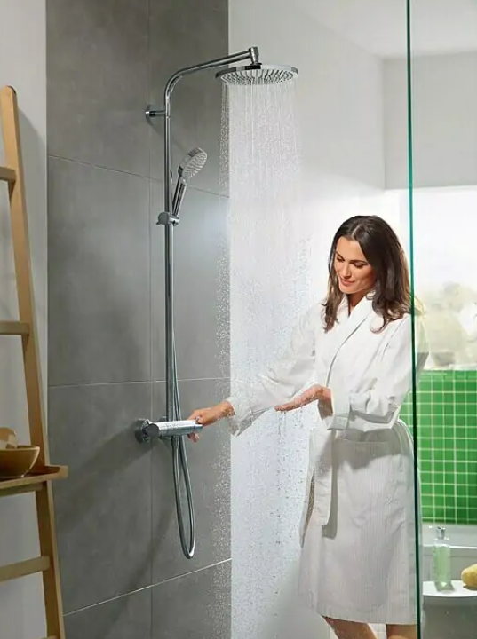 Hansgrohe Crometta shower system Showerpipe S 240 Vario