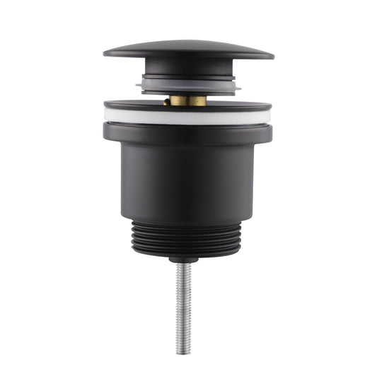Oase Design Push-Open Drain Valve Black Matt