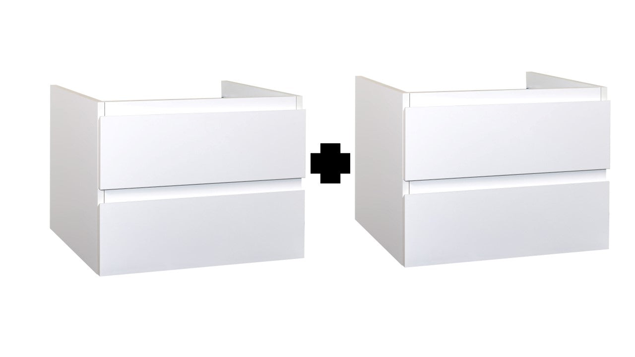 Oase Classic Waschtisch Unterschrank mit hochwertigen Metallschubladen