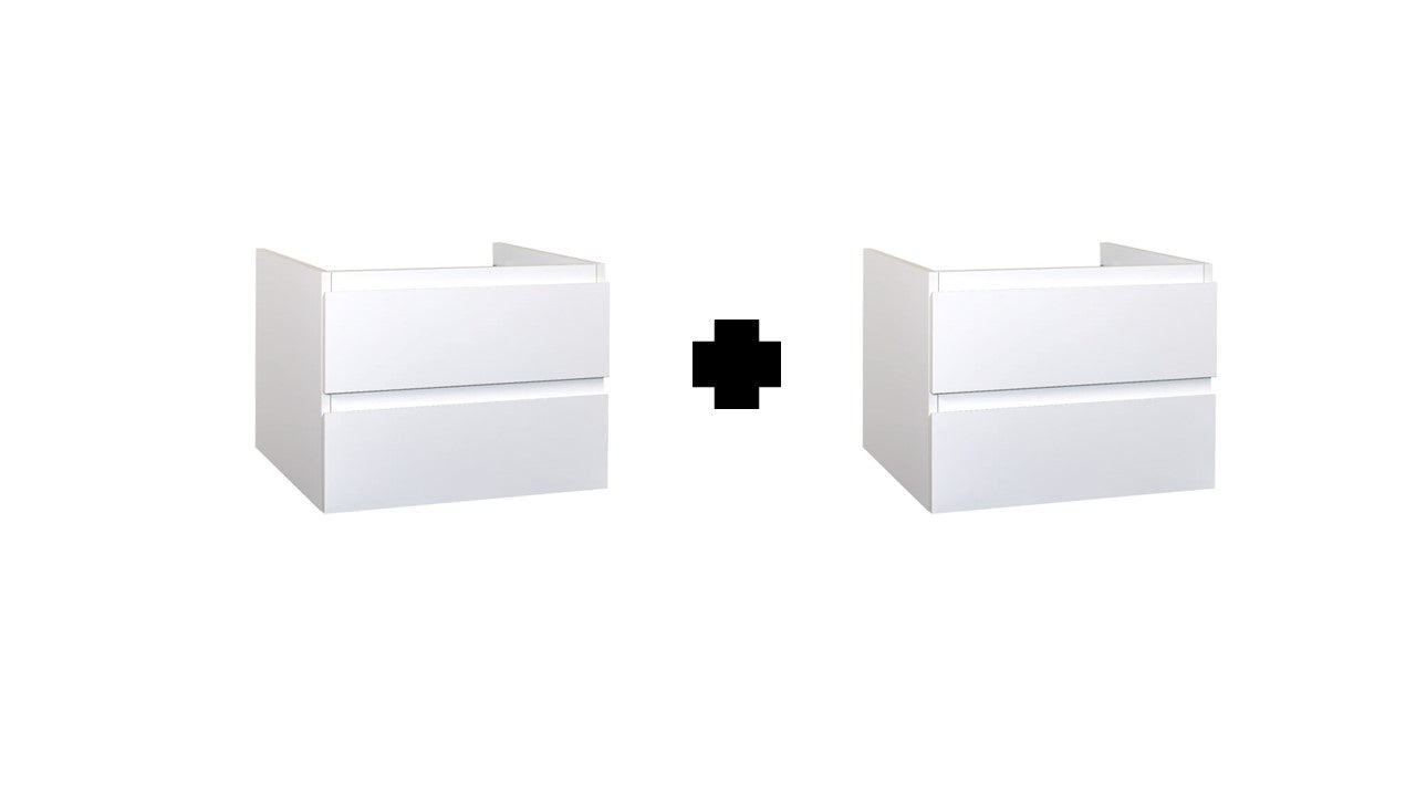 Oase Classic Waschtisch Unterschrank mit hochwertigen Metallschubladen