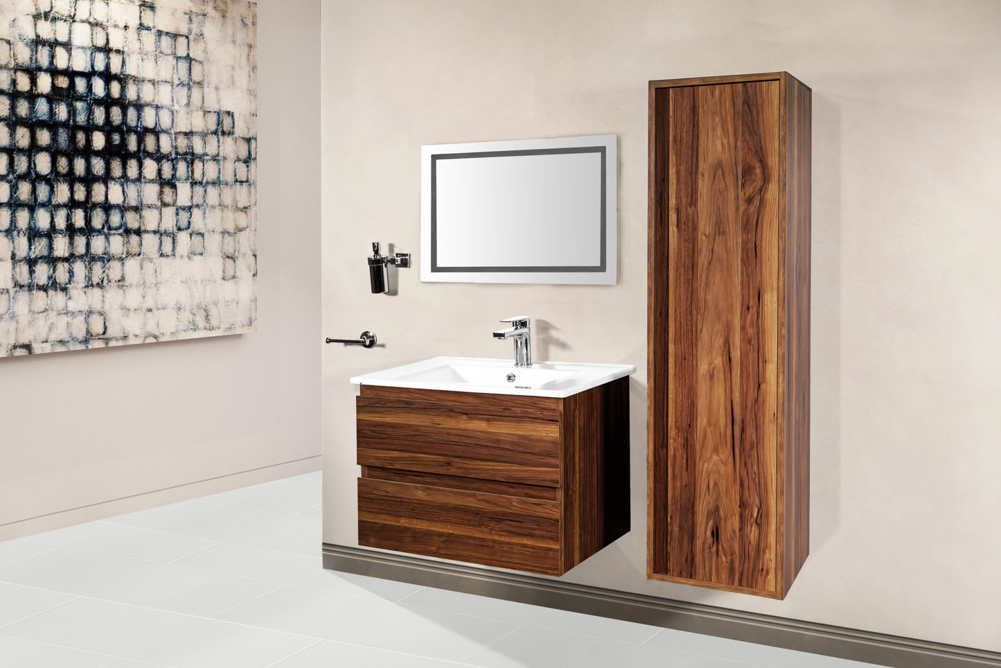 Oase Classic Waschtisch Unterschrank mit hochwertigen Metallschubladen