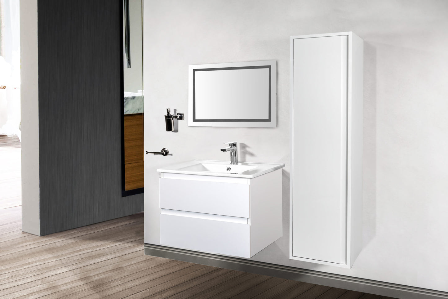 Oase Classic Waschtisch Unterschrank mit hochwertigen Metallschubladen
