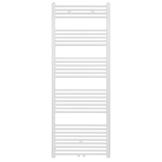 BR bathroom radiator with center connection and side connection white