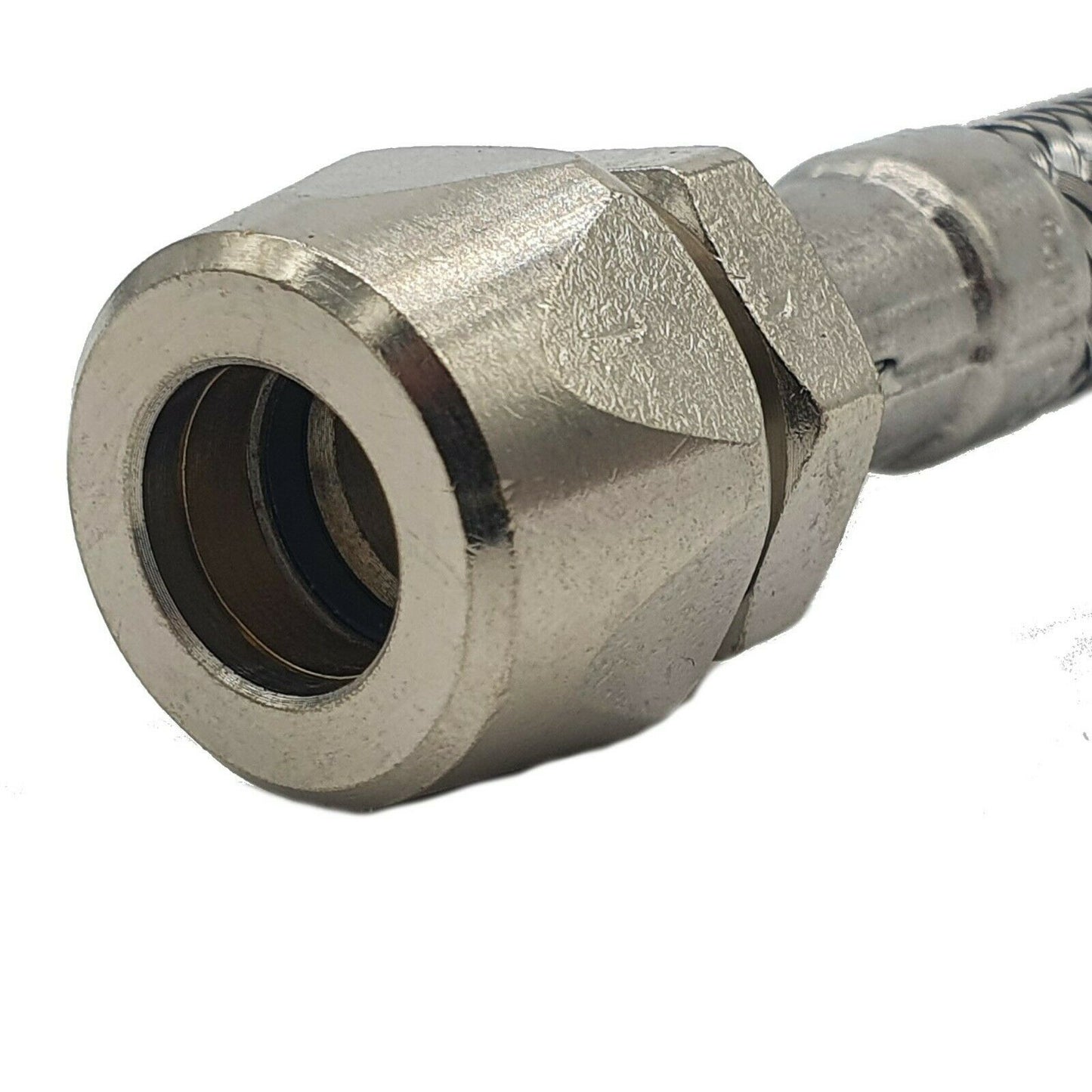 Flex Verlängerung 3/8 x 3/8 & RS Panzerschlauch DVGW aus Edelstahl 150-500mm
