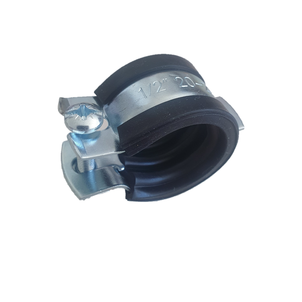 Colliers de serrage Colliers de serrage avec vis inclinable et insert d'isolation acoustique 12-116 mm