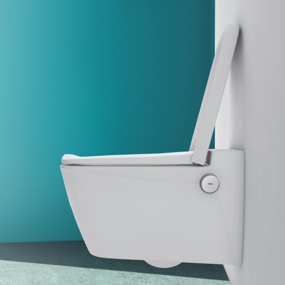 WC suspendu à fond creux Oase, avec fonction douche SET, avec abattant chaud/froid