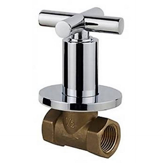 Oase AL Cross Eckventil 1/2" x 1/2" – Chrom