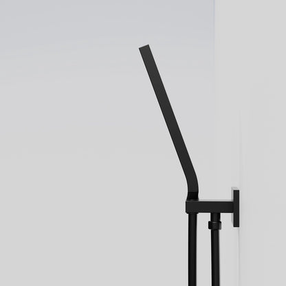 Handbrausegarnitur – Stabhandbrause mit integriertem Brauseanschlussbogen