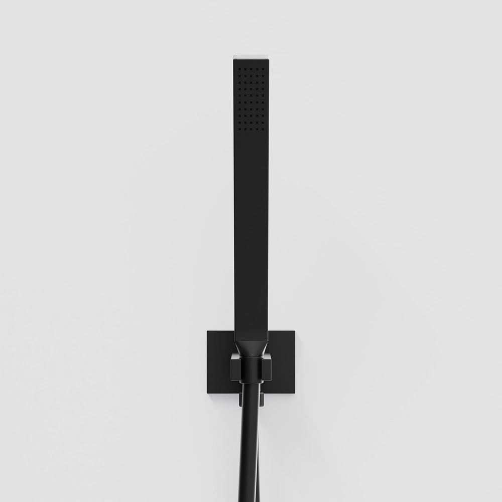 Handbrausegarnitur – Stabhandbrause mit integriertem Brauseanschlussbogen