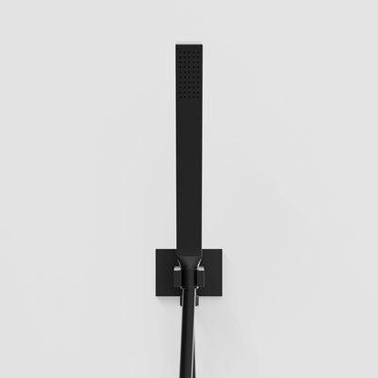 Handbrausegarnitur – Stabhandbrause mit integriertem Brauseanschlussbogen