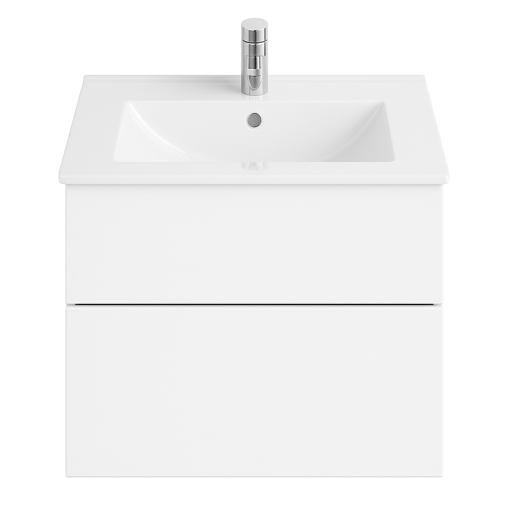 Oase Classic Set Unterschrank inkl. Waschtisch mit hochwertigen Metallschubladen von Hettich (BetaZ)