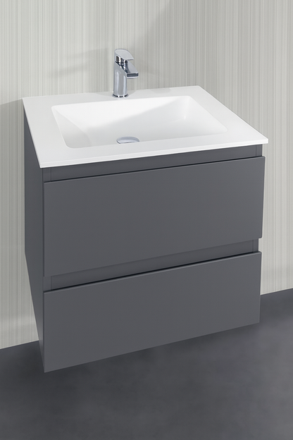 Oase Classic Set Unterschrank inkl. Waschtisch mit hochwertigen Metallschubladen von Hettich (SU)