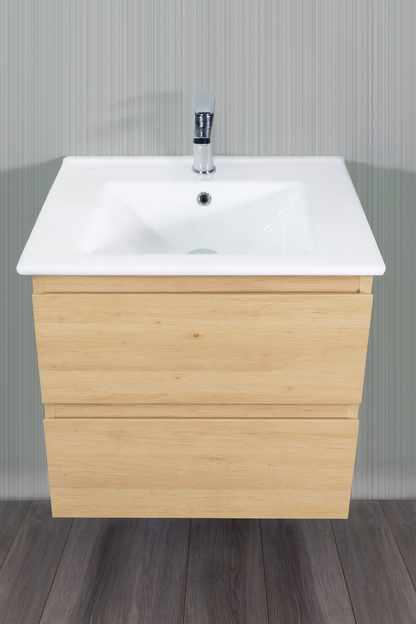 Oase Classic Set Unterschrank inkl. Waschtisch mit hochwertigen Metallschubladen von Hettich (SU)