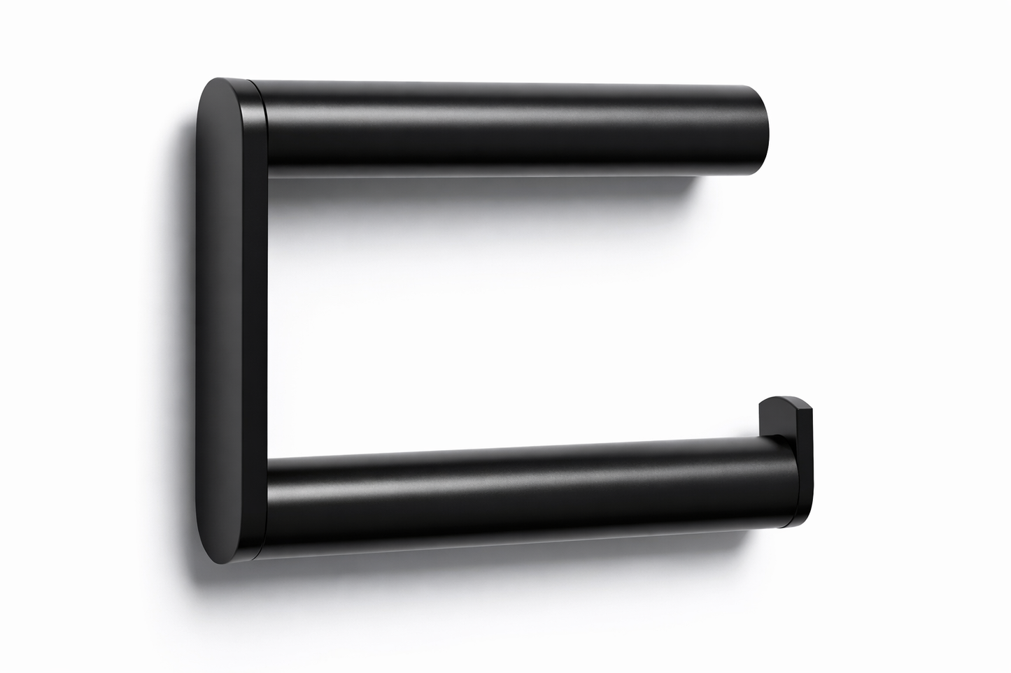 Toilettenpapierhalter ohne Abdeckung – Schwarz