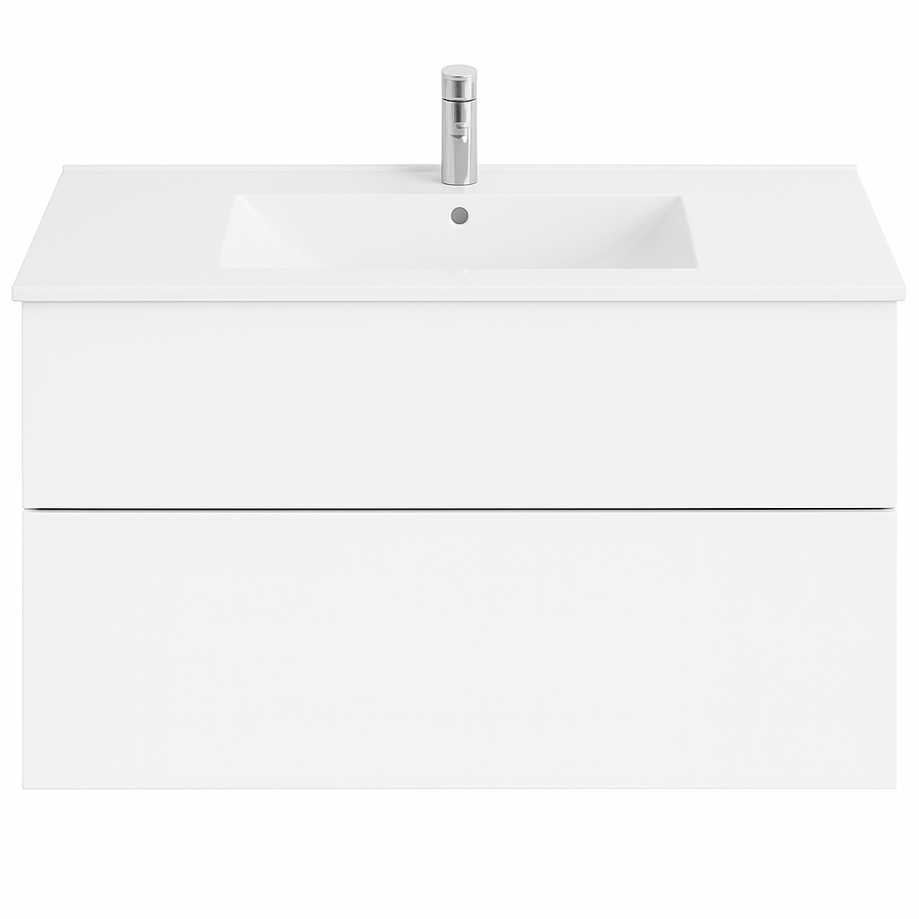 Oase Classic Set Unterschrank inkl. Waschtisch mit hochwertigen Metallschubladen von Hettich (BetaZ)